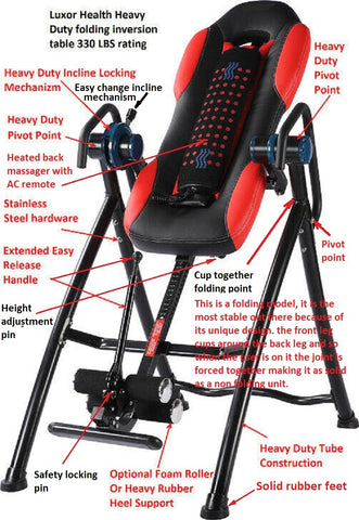 LUXOR HEALTH 2022 LH-1 Inversion Table (Incredible & Most User Friendly Model in the Industry) FREE DELIVERY & NO TAXES IF PAYING CASH OR E-TRANSFER.